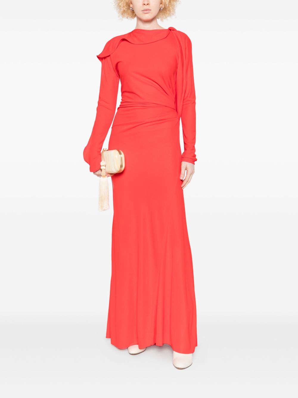 VICTORIA BECKHAM Draped T-Shirt Dress - Elegant Fit for Women