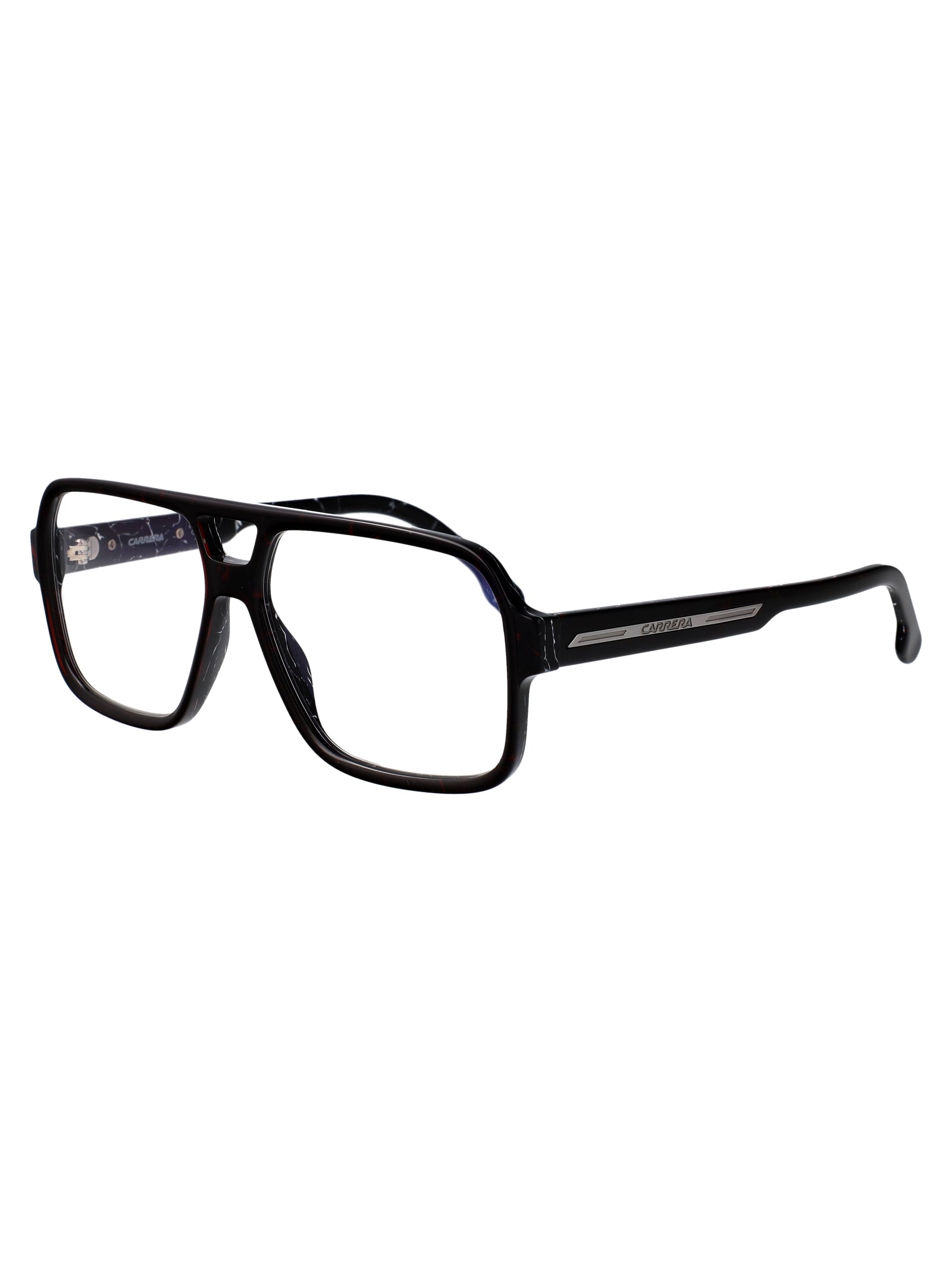 CARRERA Ruthenium Marble Black Optical Glasses for Men