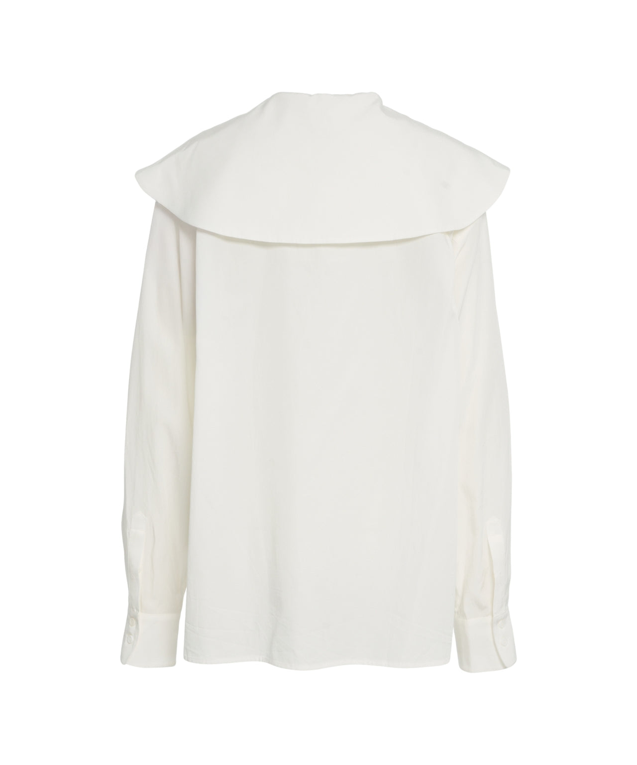 VIKTORIA CHAN Elegant Long Sleeve Blouse with Draped Collar