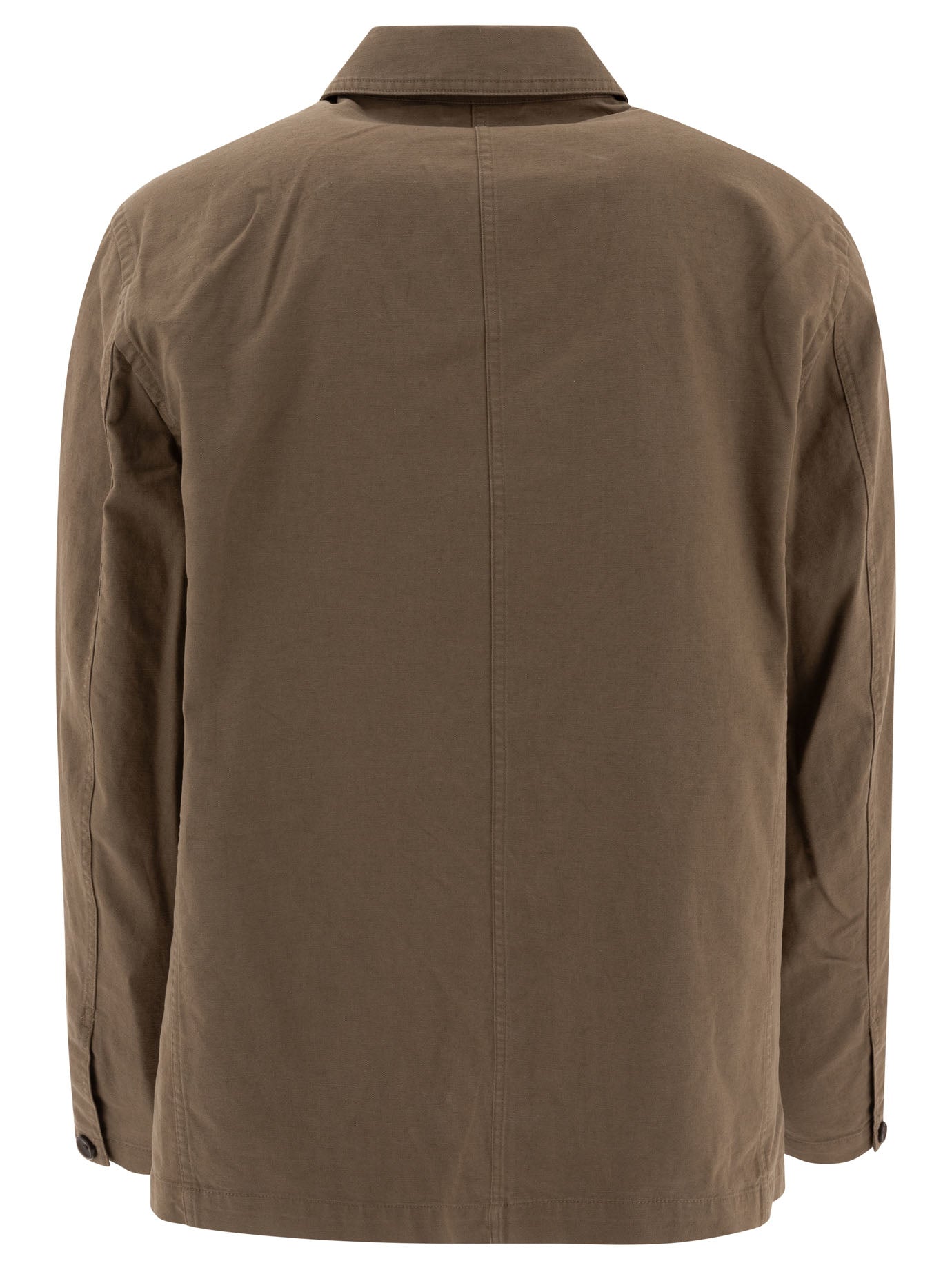 VINCE Cotton and Linen Utility Jacket for Men