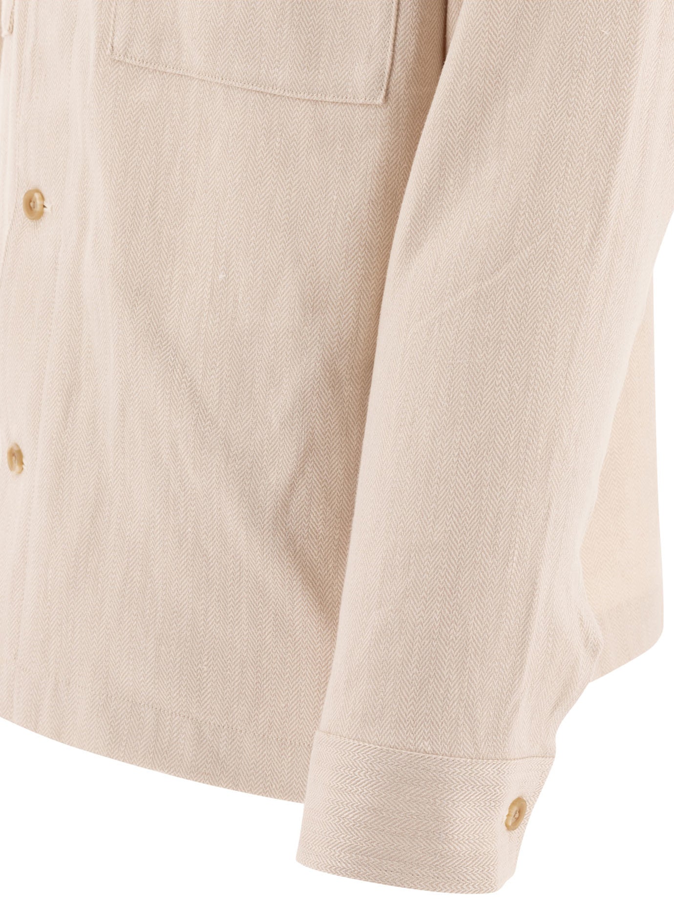VINCE Linen Overshirt for Men - Regular Fit