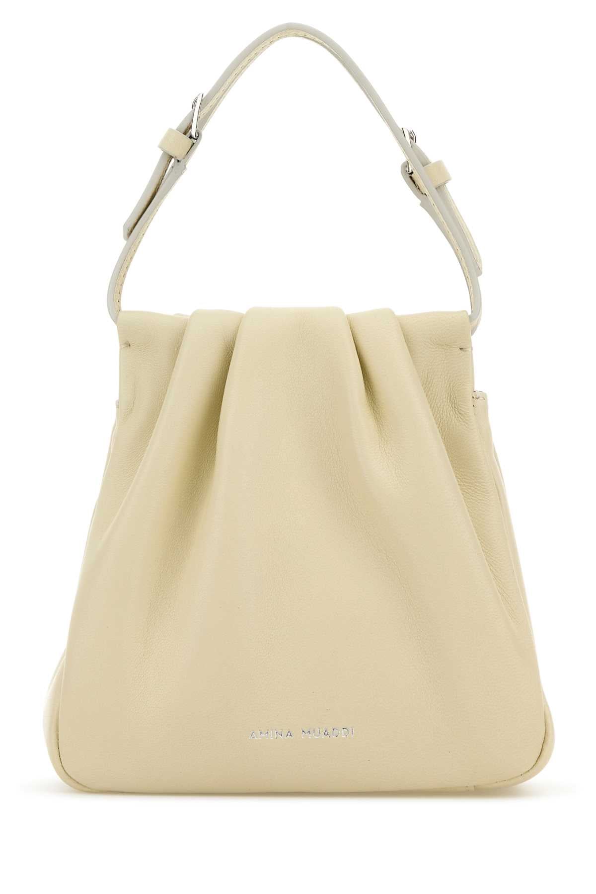 AMINA MUADDI Mini Nappa Leather Vittoria Crystal Handbag