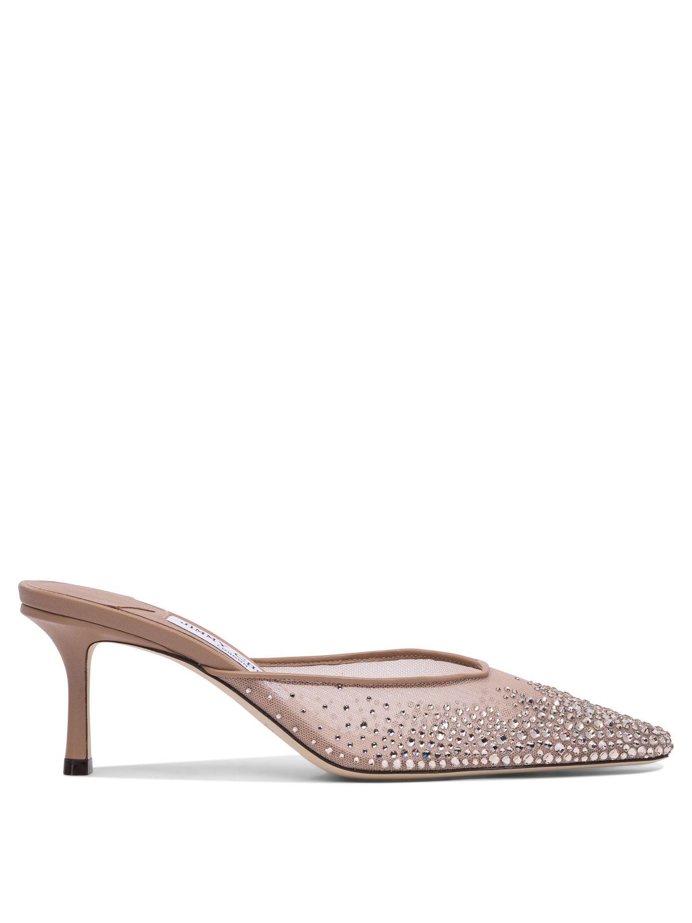JIMMY CHOO Leather Mid Sandals for Women