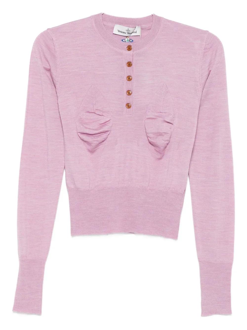 VIVIENNE WESTWOOD Luxurious Virgin Wool Tit Jumper for Women