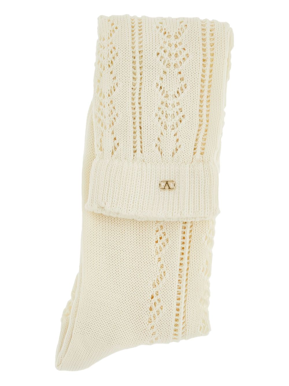 VALENTINO Luxury Cotton Socks with VLogo Signature - Men's Fashion Accessory