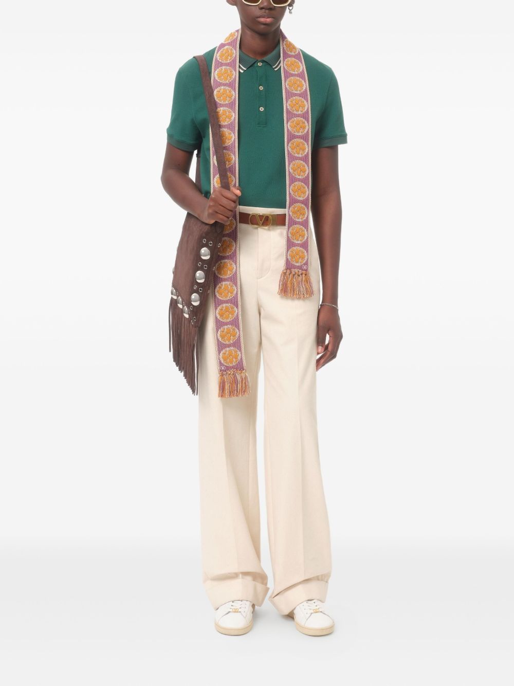 VALENTINO Classic Collar Polo Shirt for Men - FW25