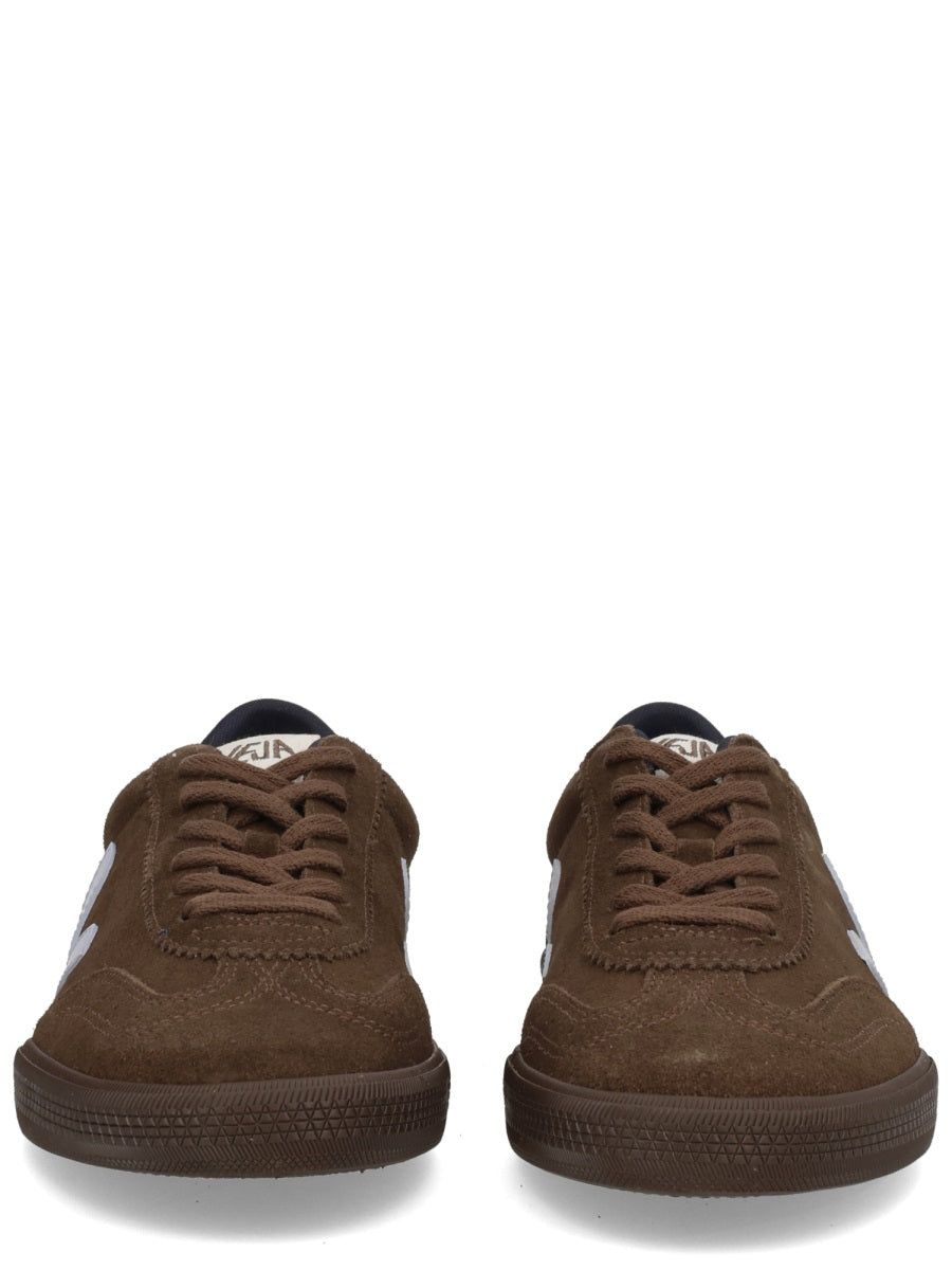 VEJA Brown Suede Leather Sneakers for Men