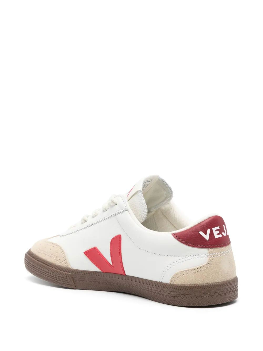 VEJA Women's Classic Sneakers with Stylish Red Accents