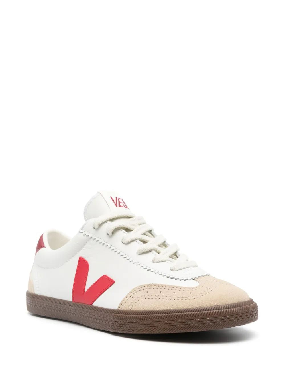 VEJA Women's Classic Sneakers with Stylish Red Accents