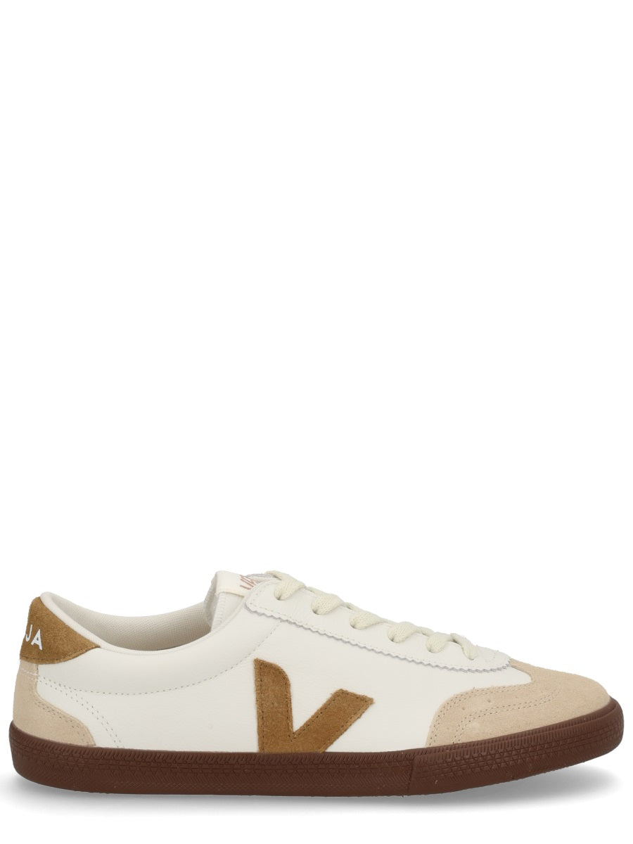 VEJA Organic Leather Multicolour Sneakers for Men