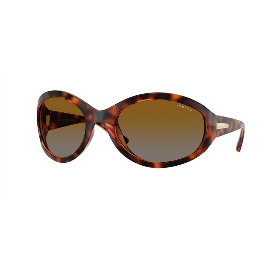 VOGUE Chic Oversized Polarized Gradient Sunglasses for Women