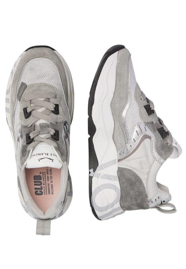 VOILE BLANCHE Ultralight Sneaker in Suede and Mesh for Women