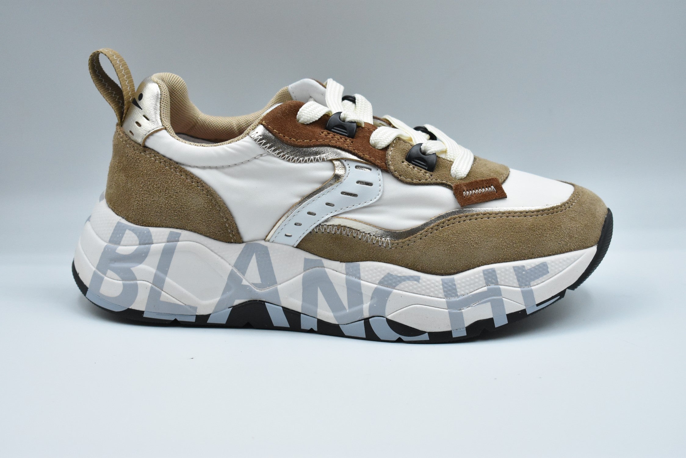 VOILE BLANCHE Chic Lace-Up Flat Shoes for Women