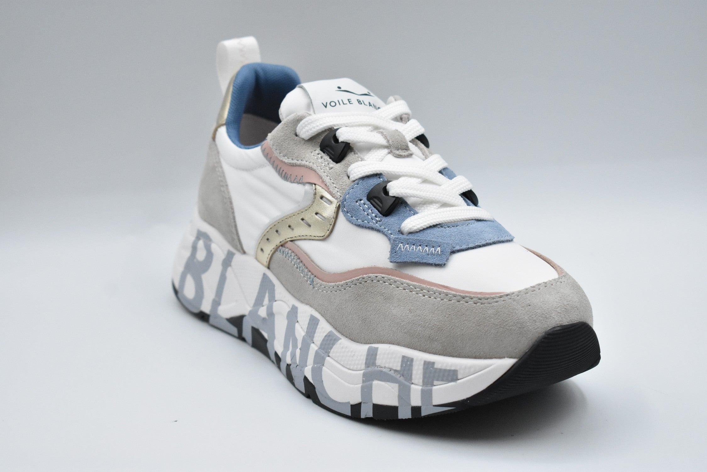 VOILE BLANCHE Elegant Flat Lace Shoes for Women