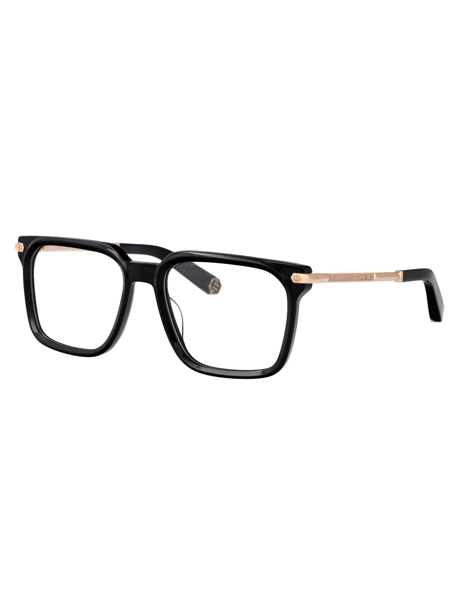 PHILIPP PLEIN Sleek Metal Optical Glasses for Men