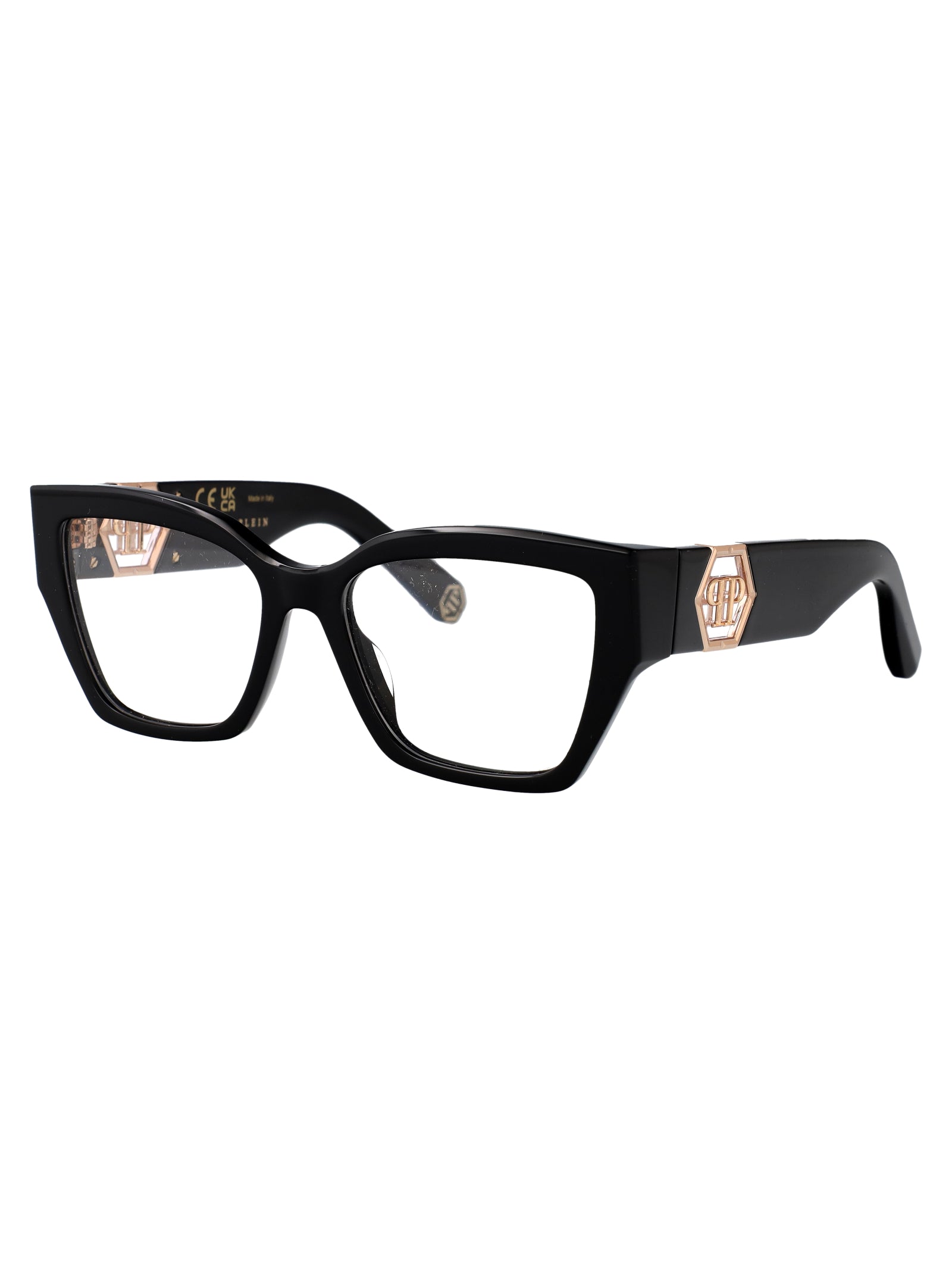 PHILIPP PLEIN Sleek Acetate Optical Glasses for Women