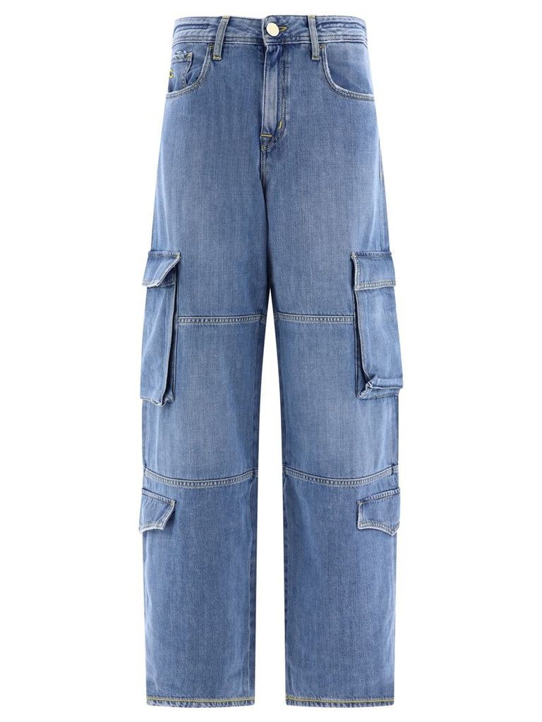 JACOB COHEN Relaxed Fit Cargo Jeans for Women - Spring/Summer 2025