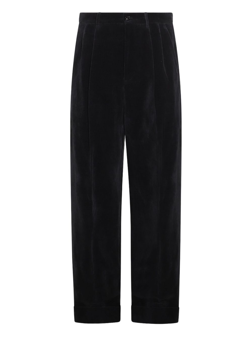 VALENTINO Cotton and Linen Blend Trousers for Men