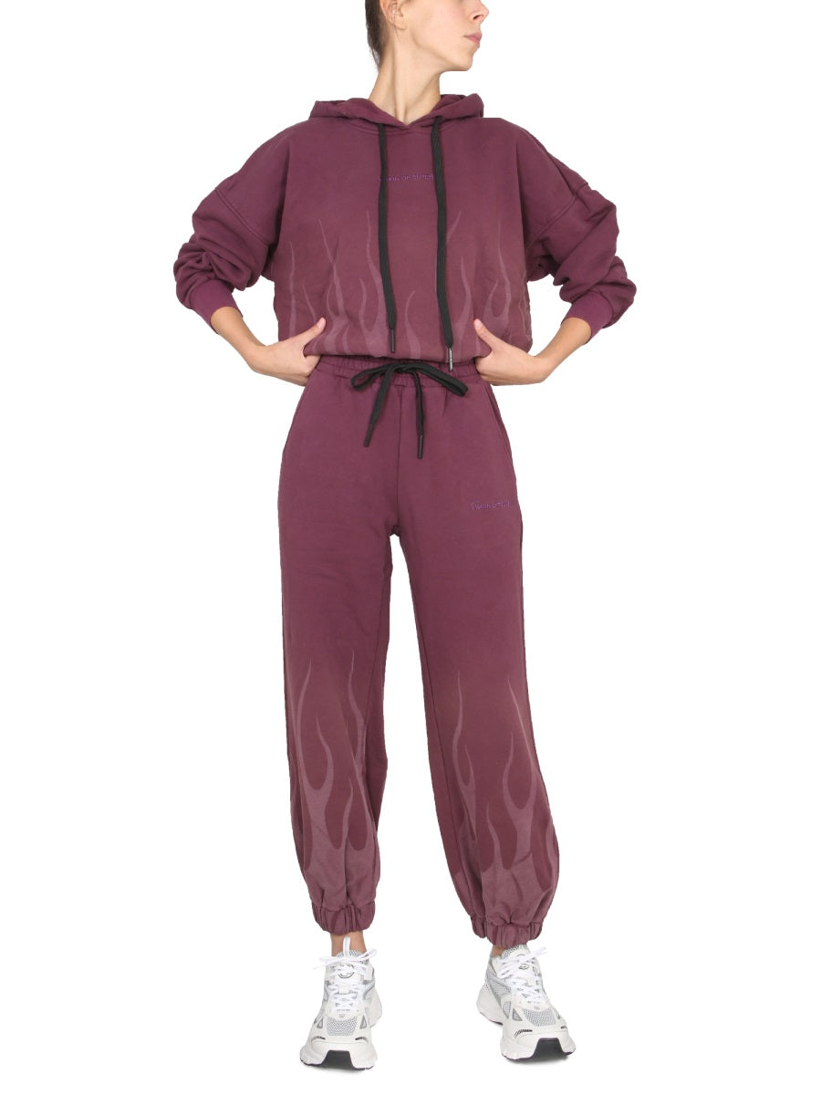 VISION OF SUPER Comfortable Logo Sweatshirt for Women