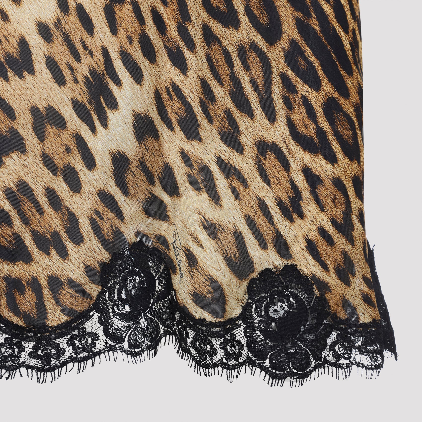 ROBERTO CAVALLI Silk Animal Print Mini Dress
