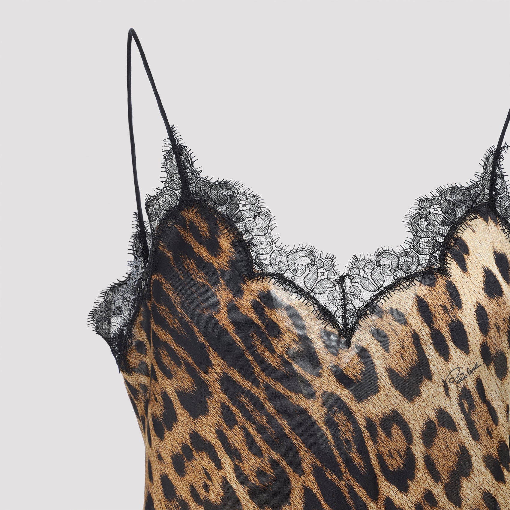 ROBERTO CAVALLI Silk Animal Print Mini Dress