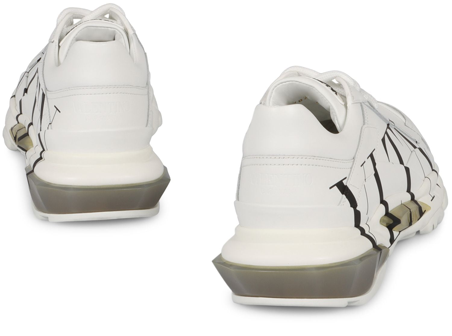 VALENTINO GARAVANI Men's Leather Sneakers - Round Toe Design