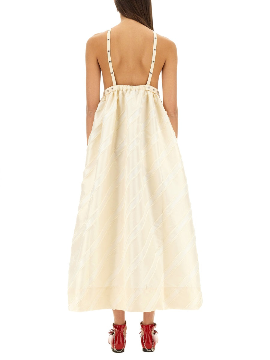 GANNI Recycled Polyester Mini Dress - Size 36