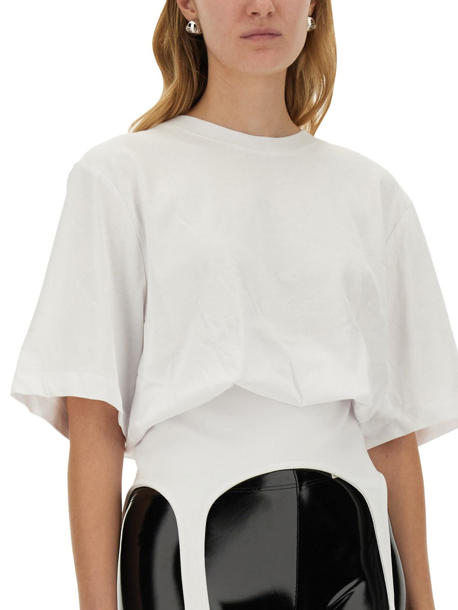 FIORUCCI Classic T-Shirt with Suspenders - Women's Regular Fit