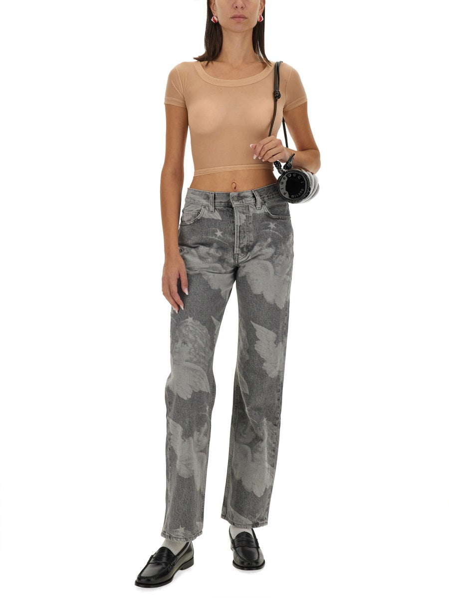 FIORUCCI Mini Cropped Tulle Top