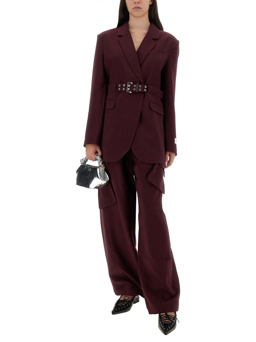 GANNI Recycled Fabric Blazer - Size 40 FR