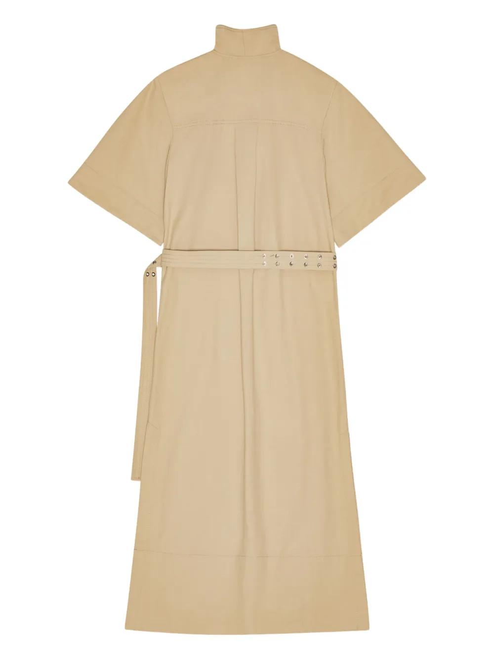 GANNI Women's Cotton Blend Mini Dress