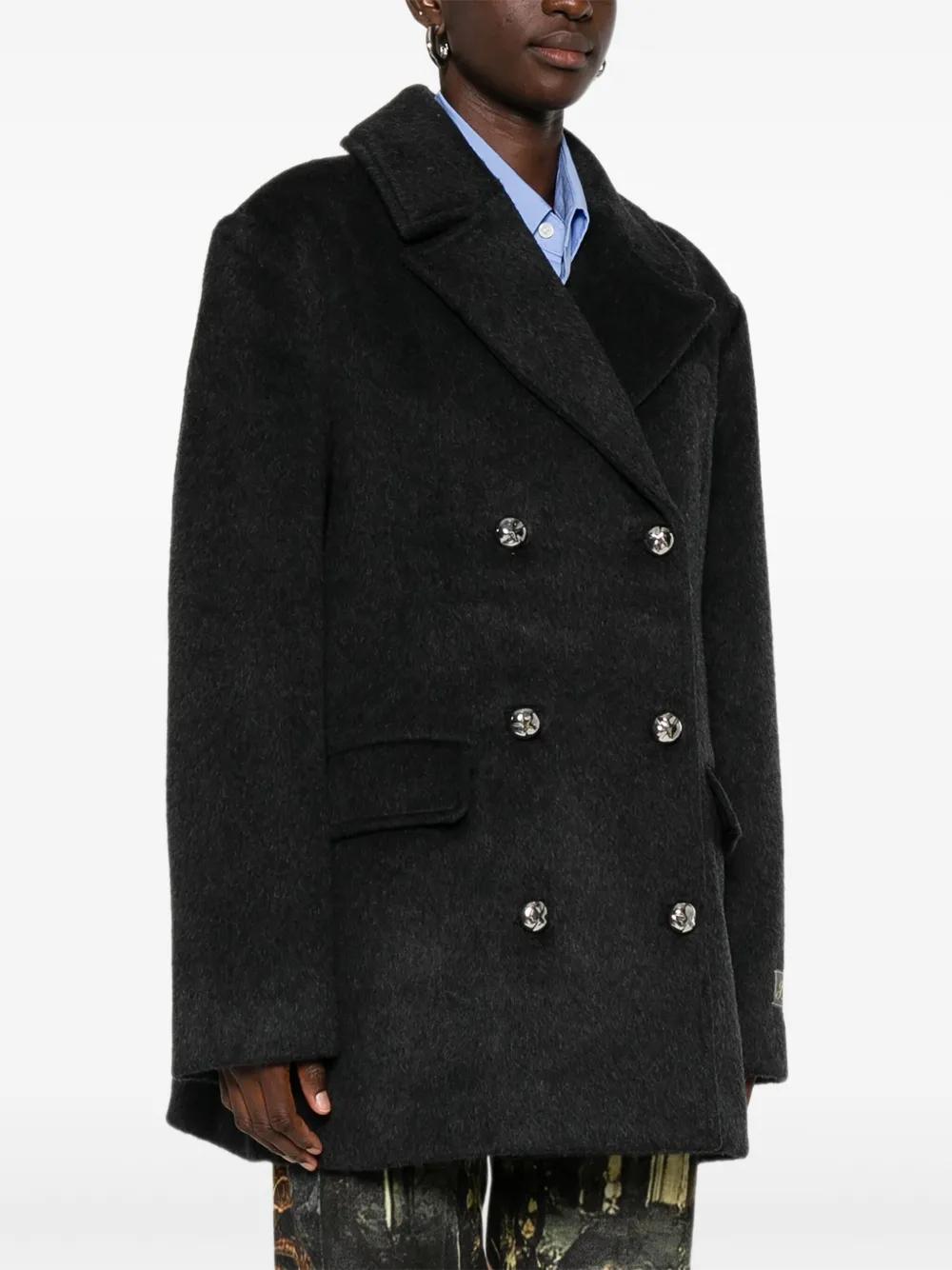 GANNI Double Breasted Tailored Blazer