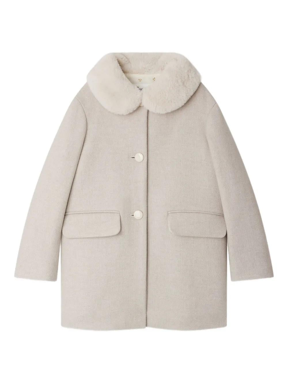 BONPOINT KIDS Recycled Wool Jacket for Girls - FW25