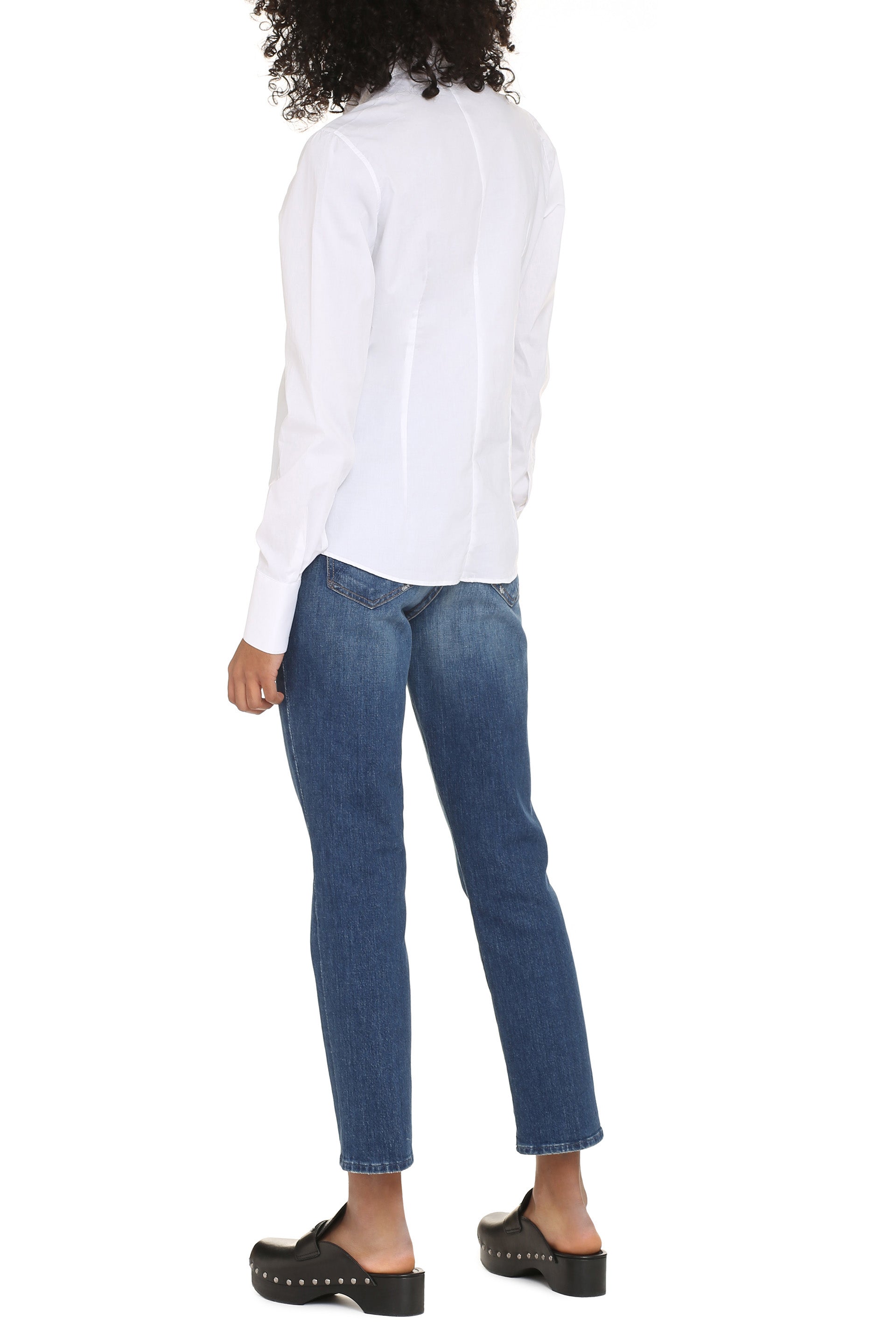 THE (ALPHABET) Classic Stretch Cotton Shirt - Women's