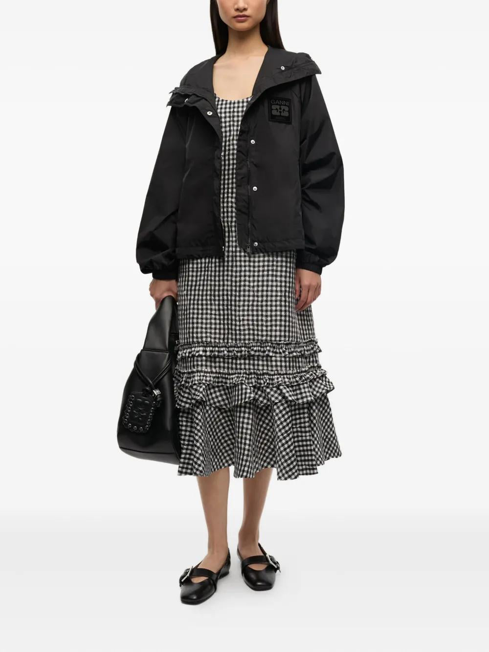 GANNI Nylon Blouson Jacket