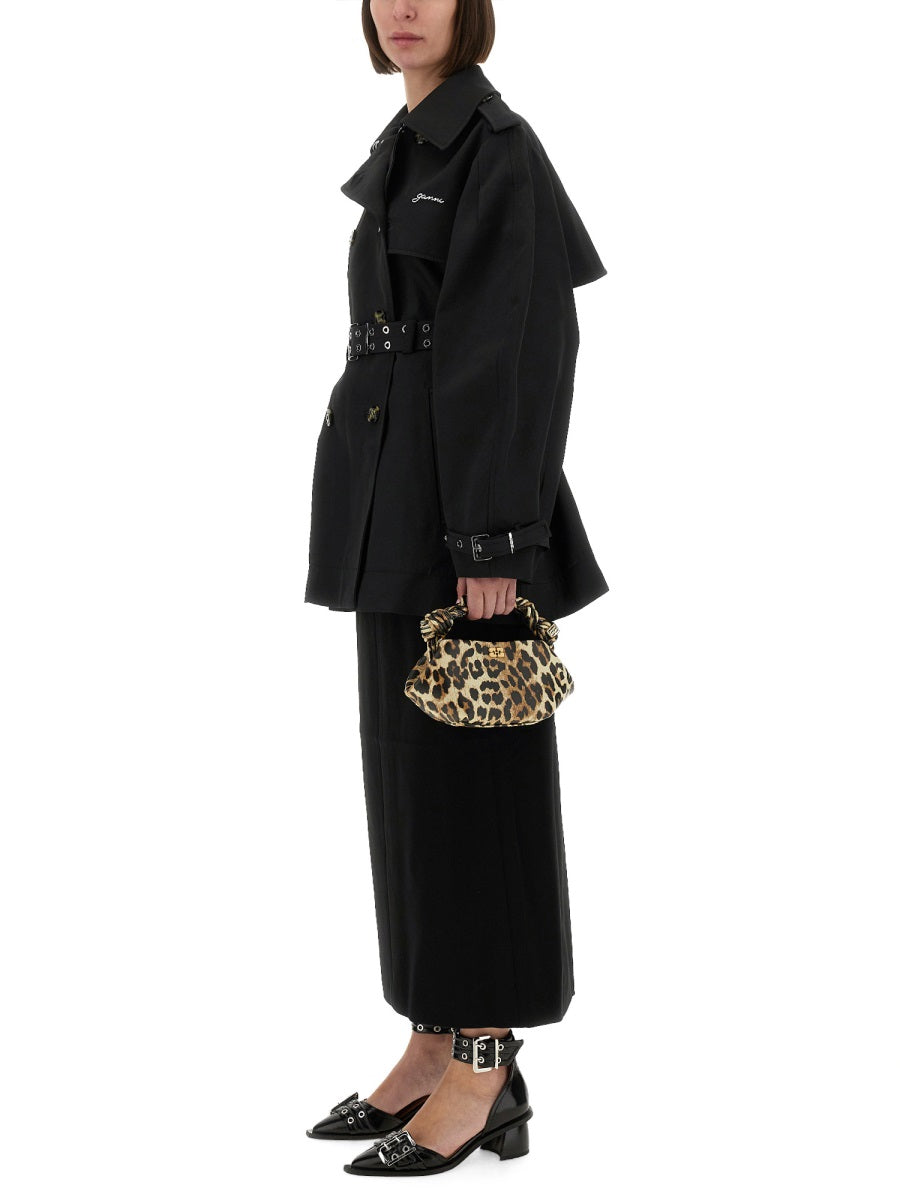 GANNI Recycled Polyester Trench Coat for Women