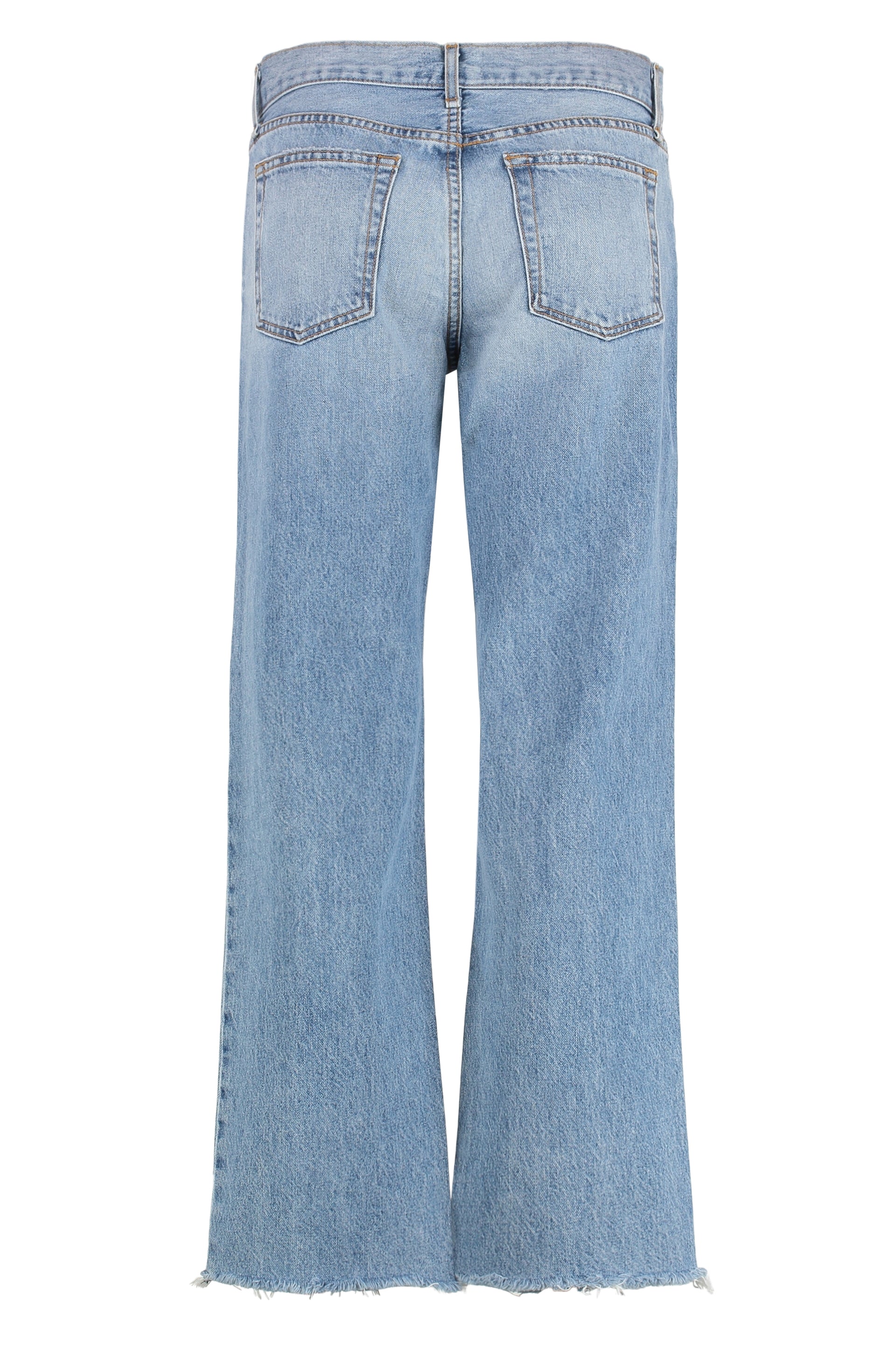 ASKK NY Straight Leg Distressed Jeans for Women