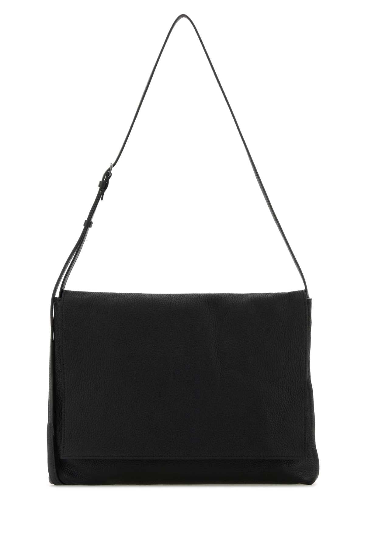 THE ROW Mini Hammered Leather Messenger Handbag