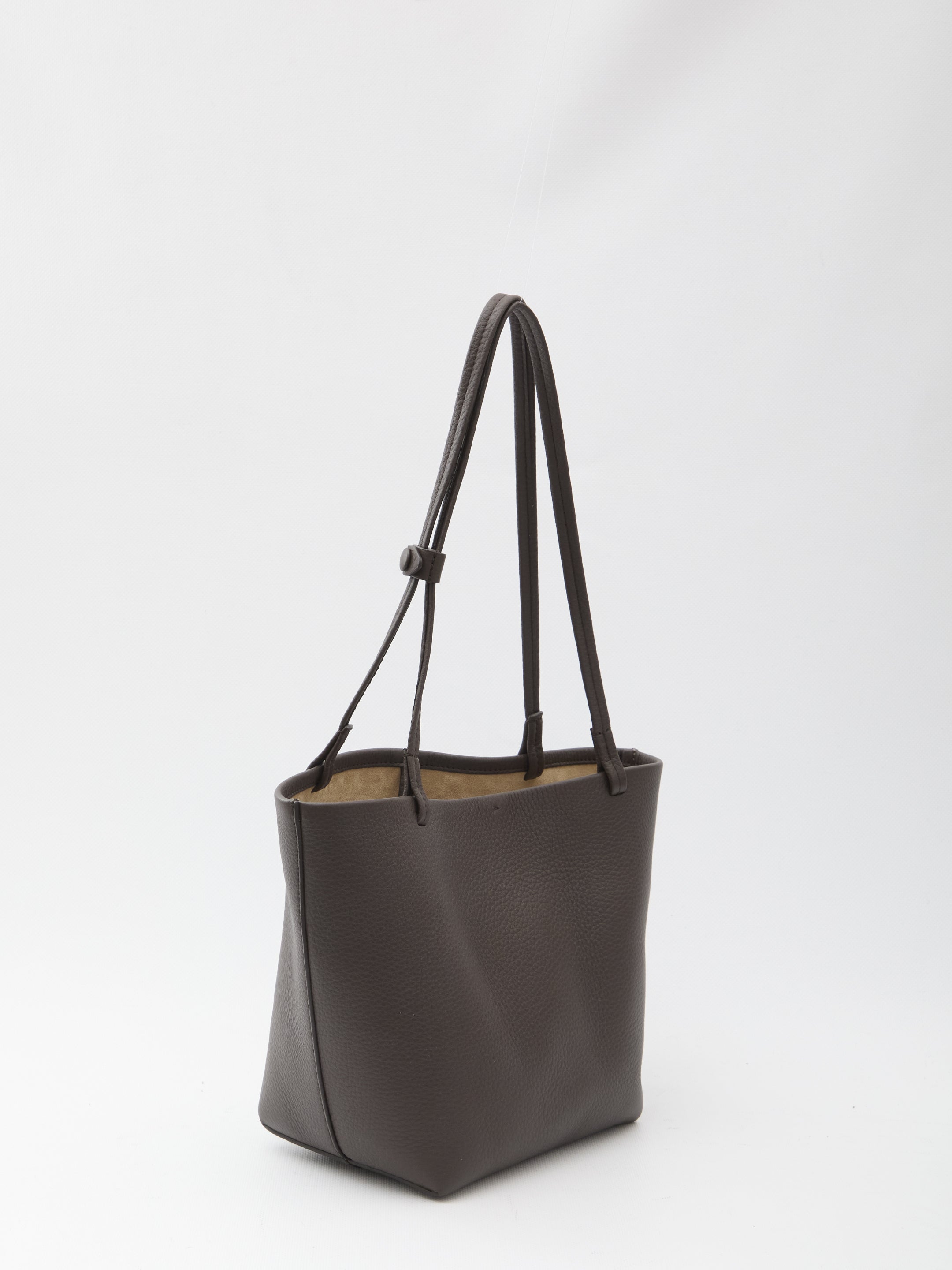 THE ROW Classic Medium Hammered Leather Tote Handbag