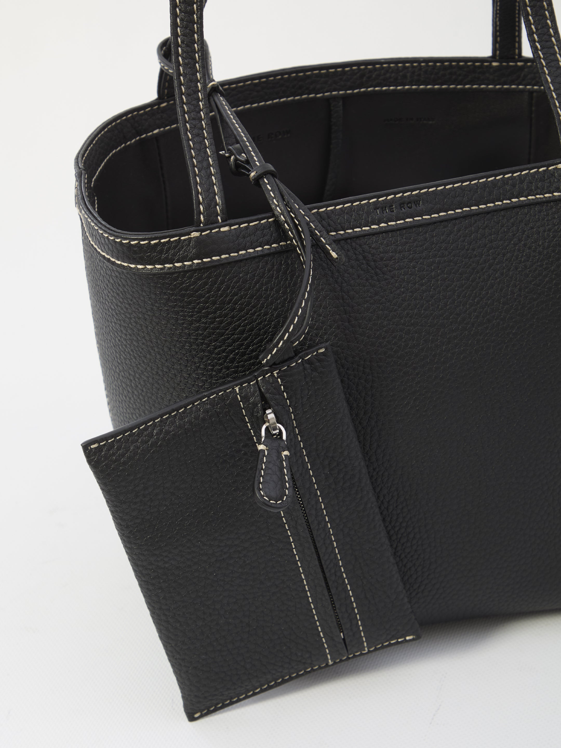 THE ROW Medium Handbag with Contrast Stitching