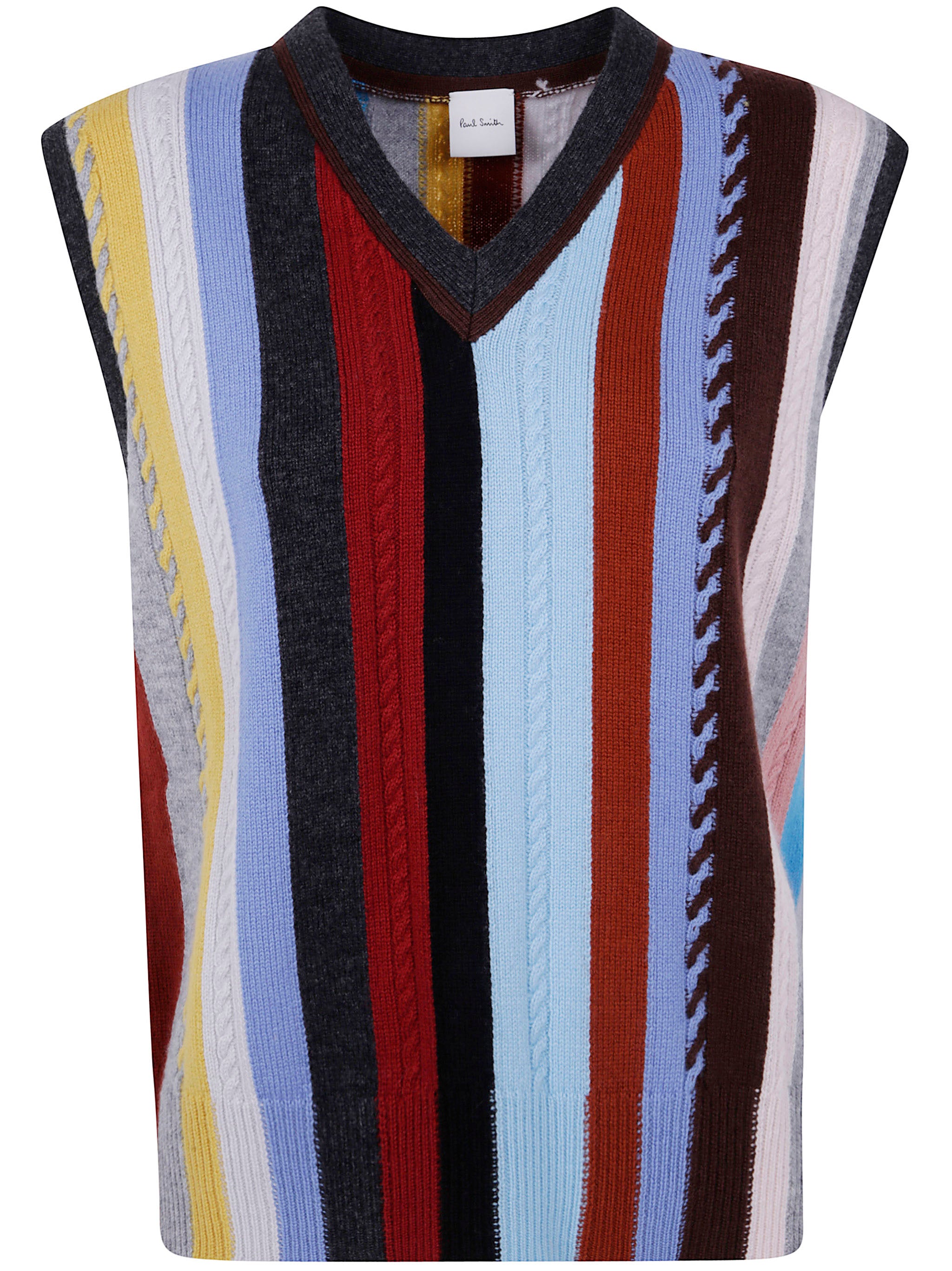 PAUL SMITH Womens Knit Tank Top - Multicolour