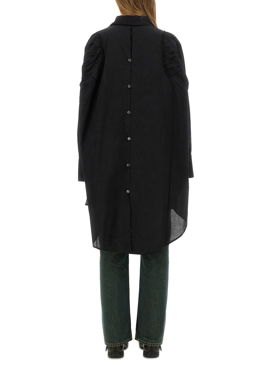 OUR LEGACY Gale Loose Fit Chemisier Dress - Size 34