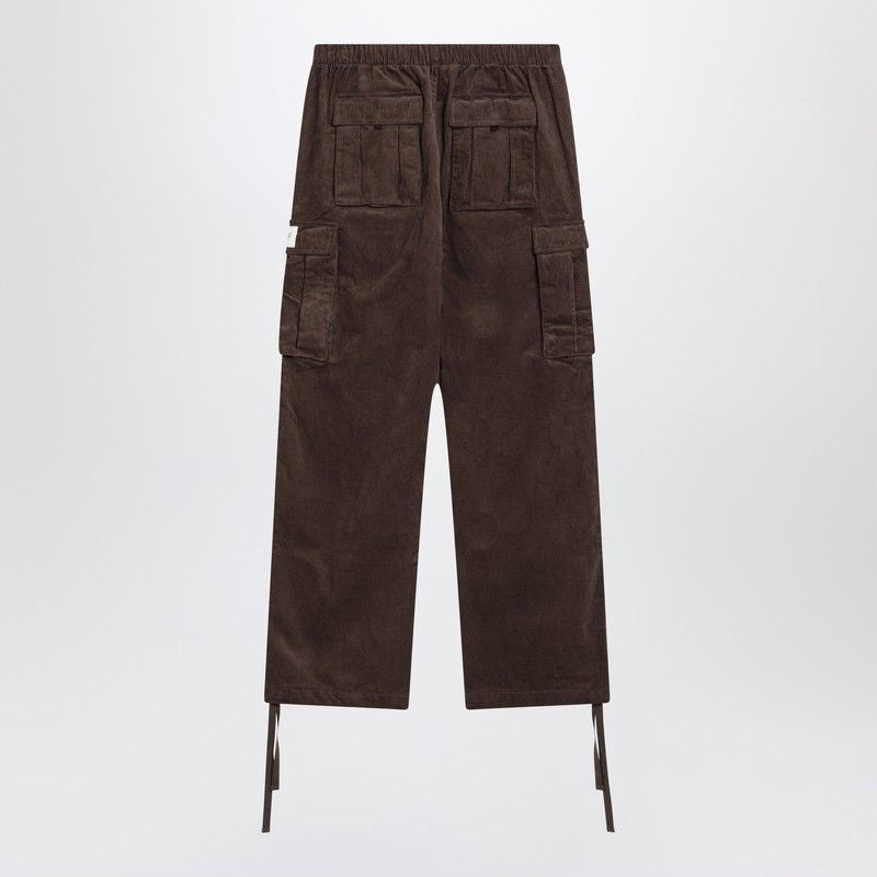 BRAIN DEAD Cargo Trousers with Elastic Waist and Drawstring