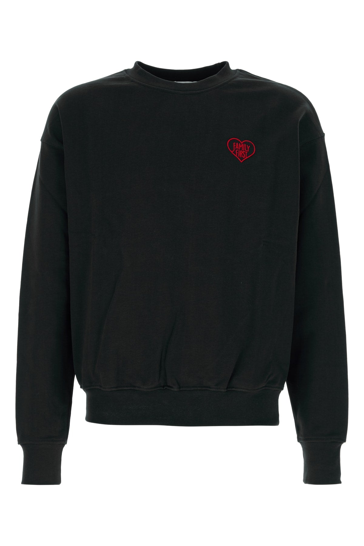 FAMILY FIRST Heart Crewneck Sweatshirt for Men