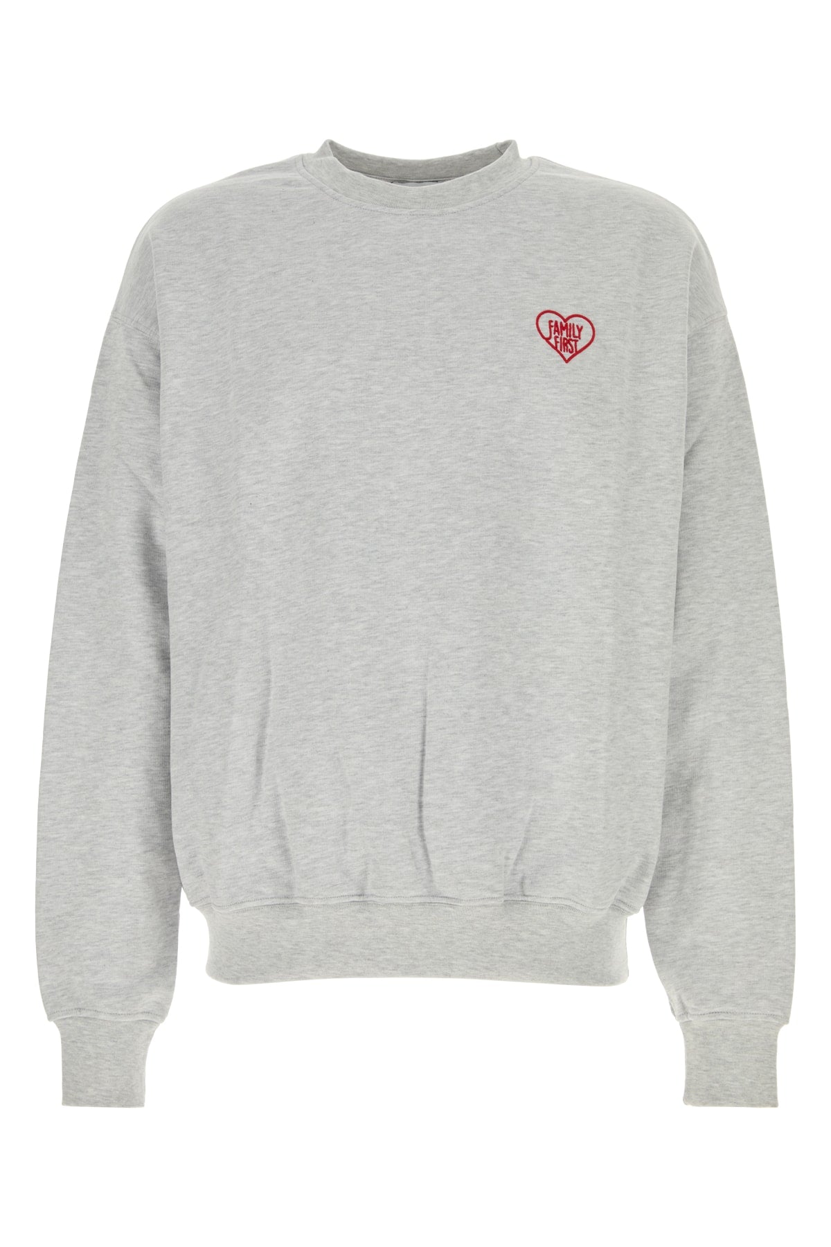 FAMILY FIRST Heart Crewneck Sweatshirt for Men