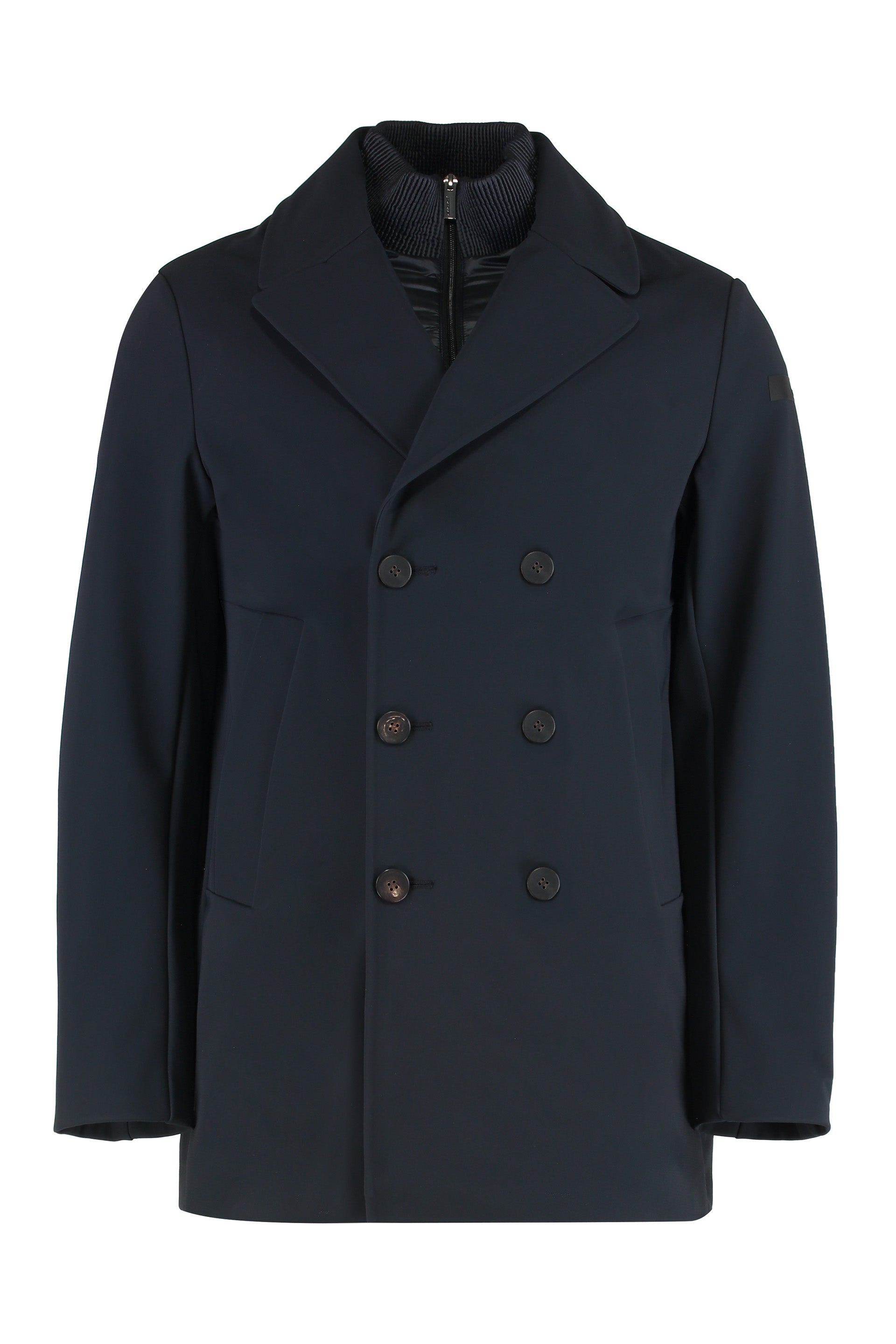 RRD Medium-Length Technical Fabric Peacoat for Men - FW25