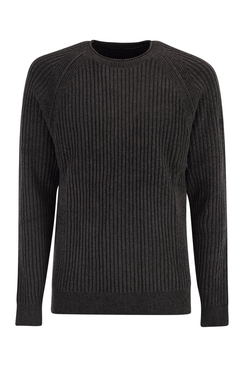 RRD Velvet Rave Round Knit Crew Neck Jumper