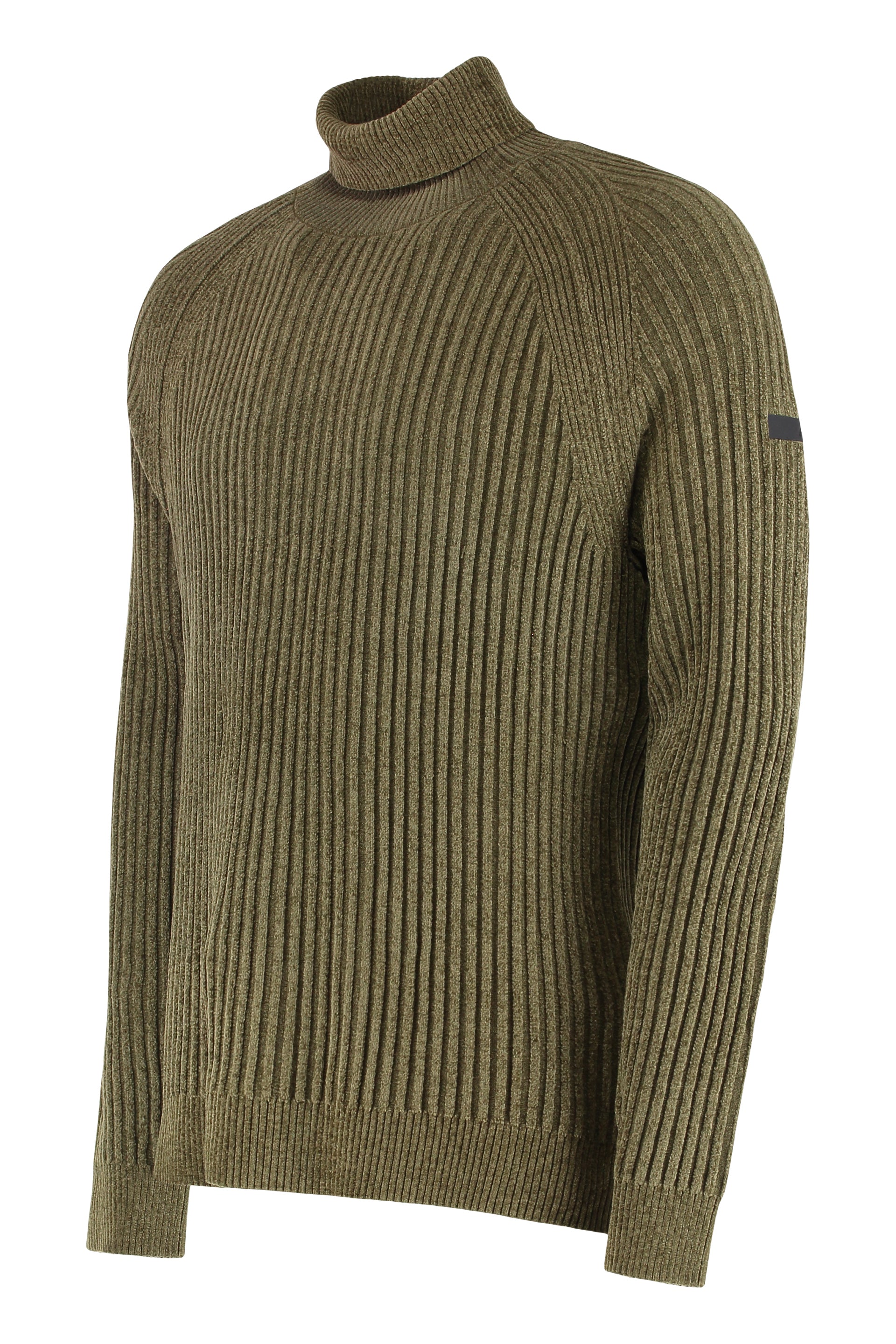 RRD Velvet Rave Turtleneck Sweater with Ribbing - FW25