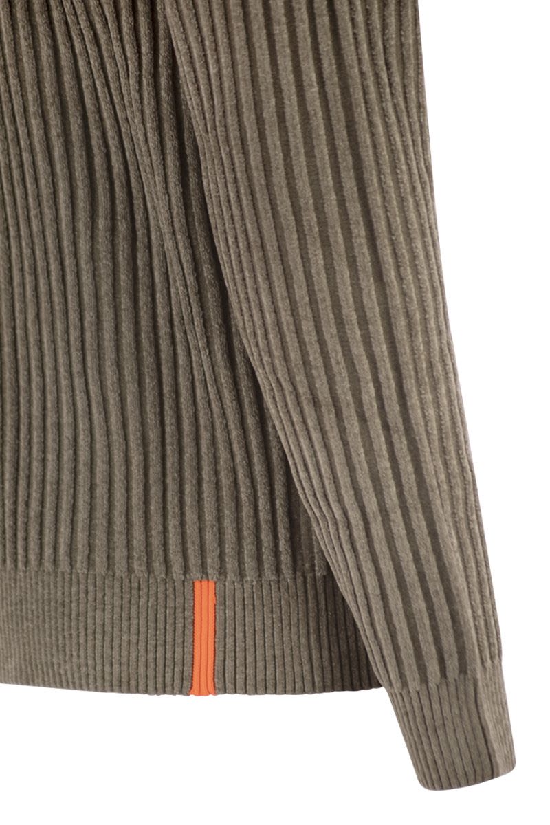 RRD Velvet Rave Full Zip Knit Cardigan for Men