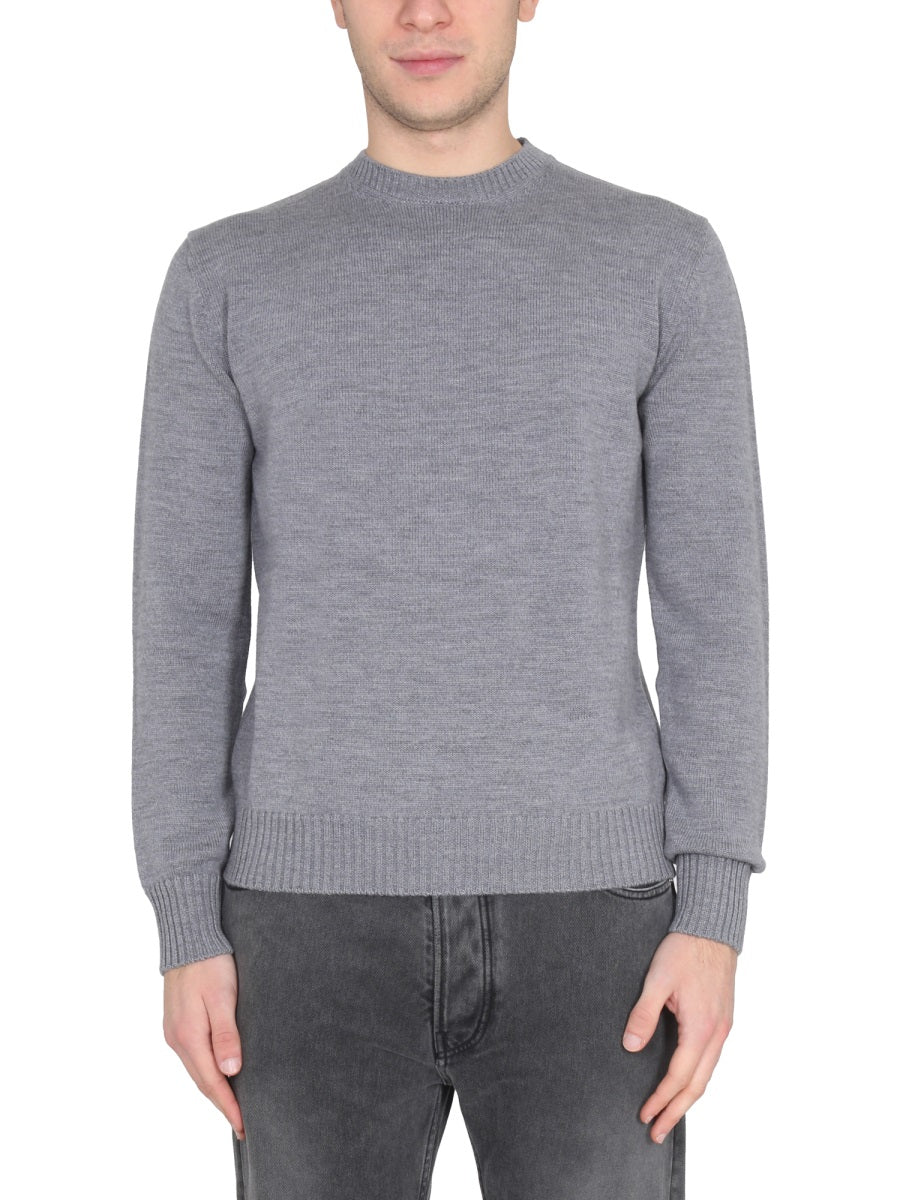 BALLANTYNE Ribbed Choker Neck Sweater for Men